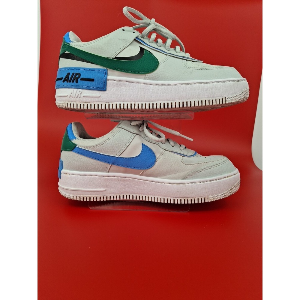 Nike Air Force 1 Shadow Photon Dust/Malachite Womens Size 9, CI0919 004. - Picture 7 of 10